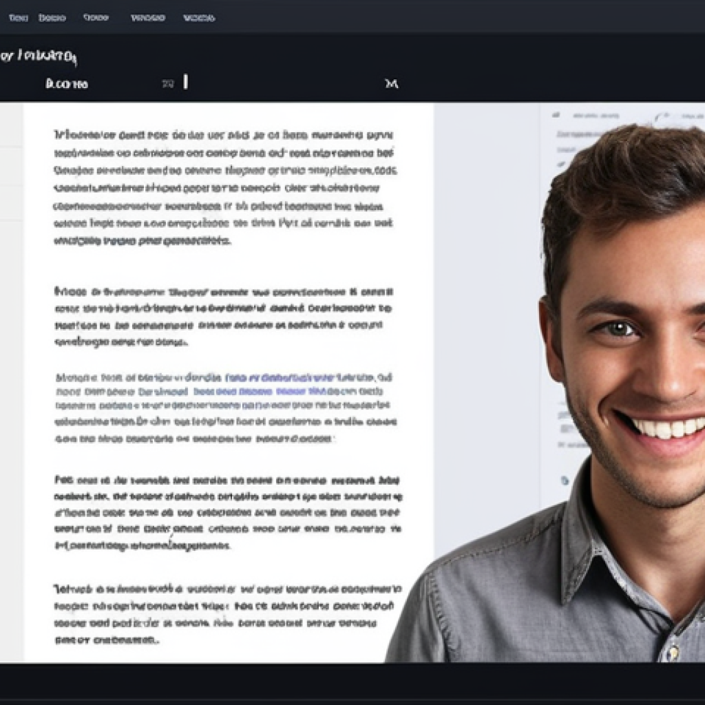 **

A visually compelling portfolio website showcasing a web developer's journey. Include before-and-after shots of a complex coding project, highlighting the initial challenging code and the elegant, efficient solution achieved. Add annotations pointing out specific improvements and lessons learned, resembling handwritten notes on the screen. The overall design should be clean, modern, and professional. Include a headshot of a smiling developer, subtly hinting at their personality.

**